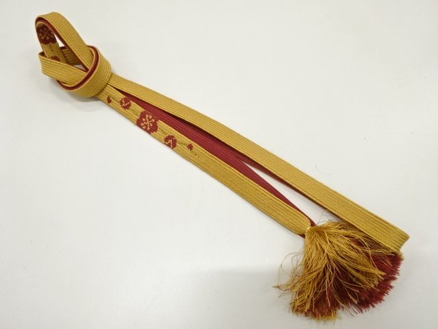 JAPANESE KIMONO / HAND-TIED OBIJIME CORD